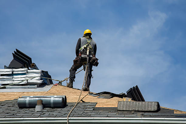 Professional Roof Replacement technician working in Sherrard, IL